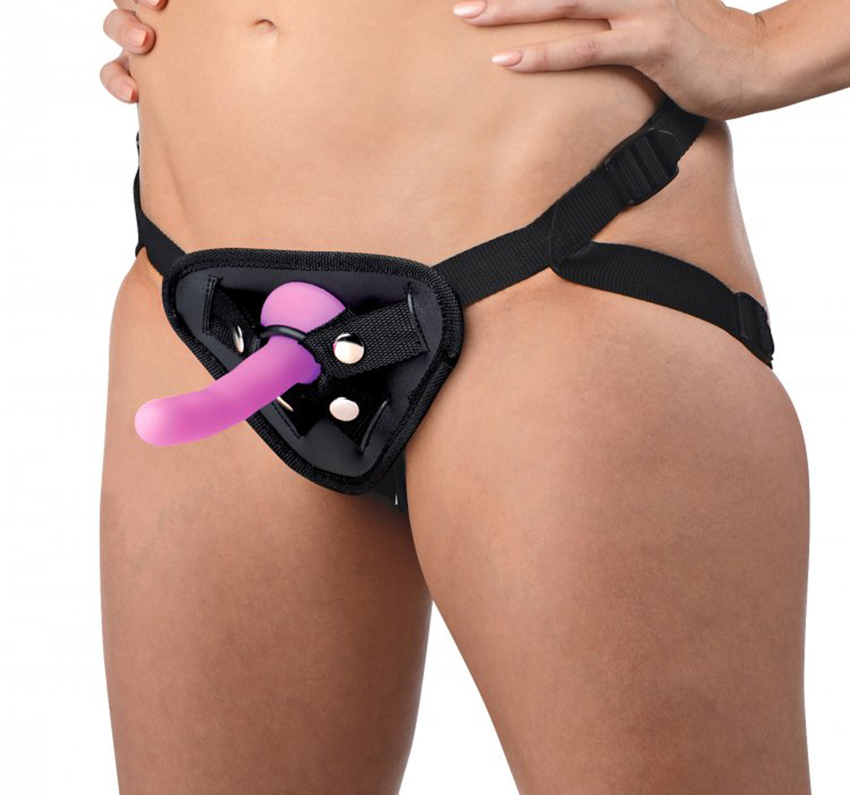 Набір страпонів з вібрацією Double-G Deluxe Vibrating Strap-On Kit