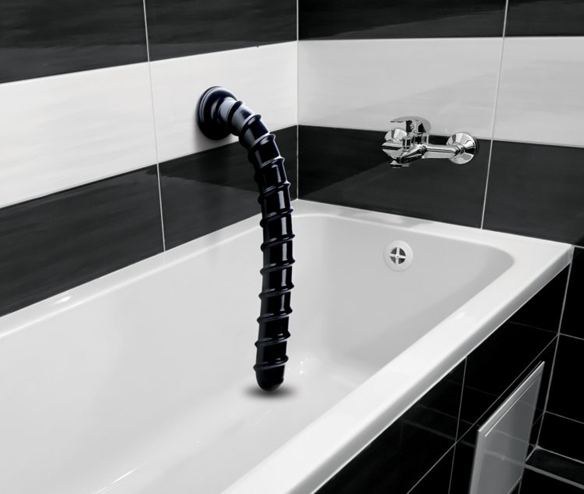 Анальний плаг для фістингу Swirl Thick Anal Snake 45,7 см