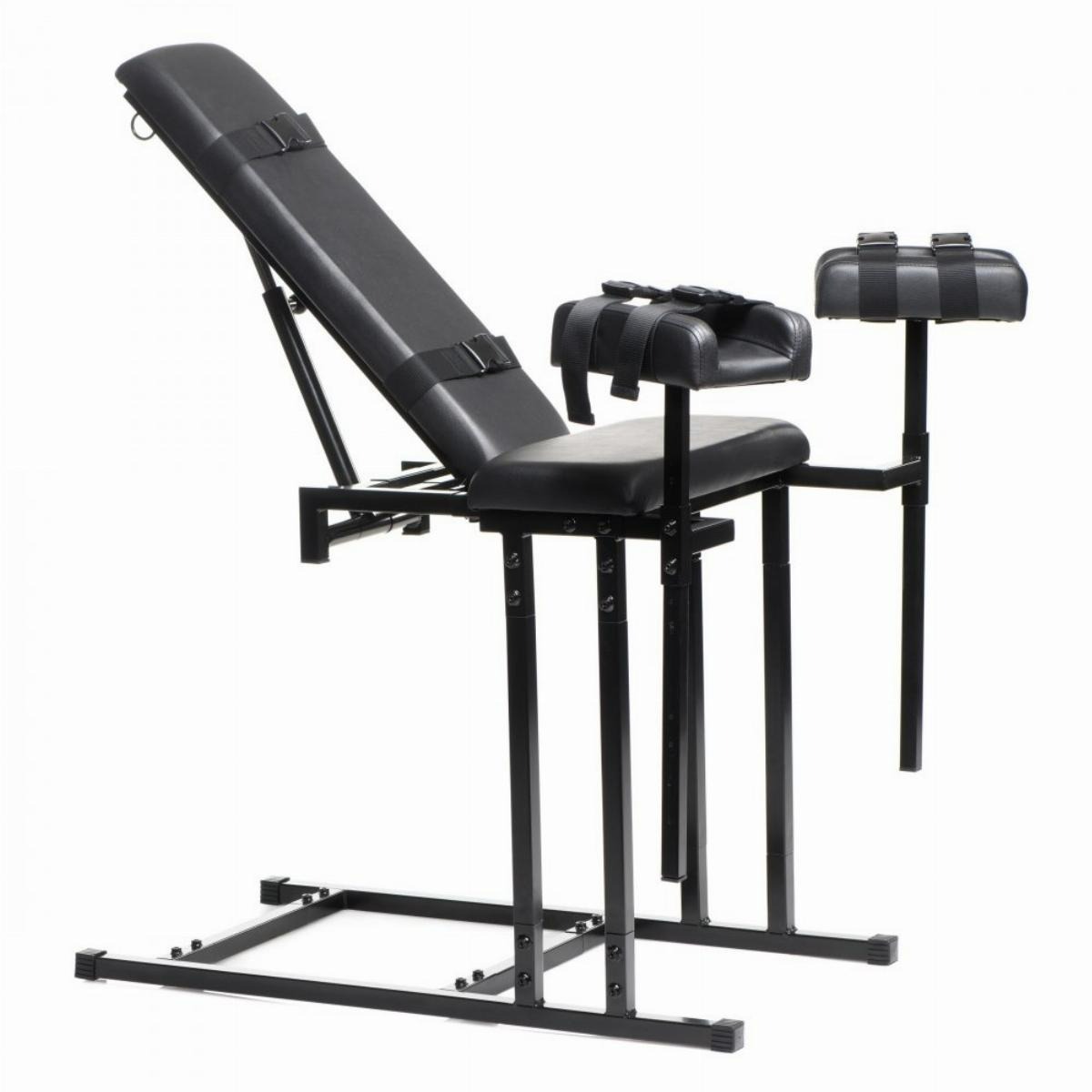 БДСМ крісло-кушетка Extreme Obedience BDSM Chair чорний