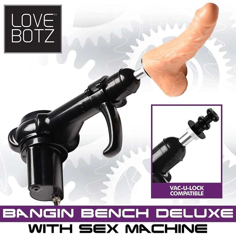 Секс-машина стілець Deluxe Bangin' Bench with Sex Machine мультишвидкісна