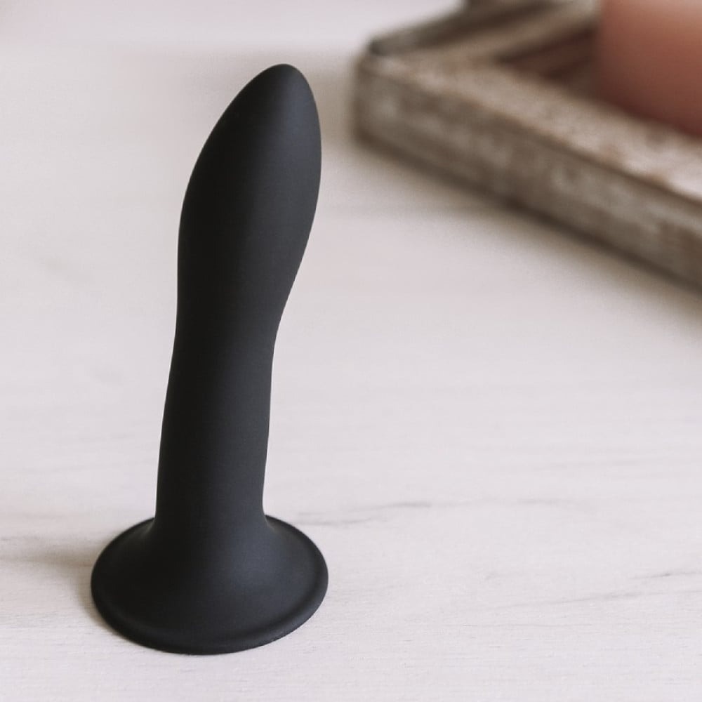 Фалоімітатор термореактивний Adrien Lastic Hitsens 5 чорний