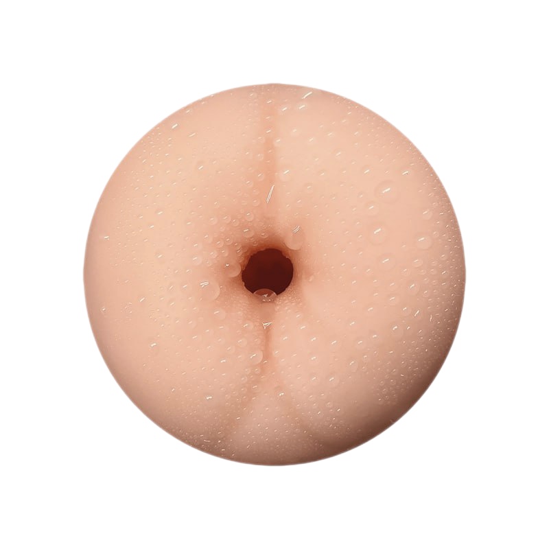 Мастурбатор-анус в колбе Alive Flex Anal M бежевый, 16 х 6.5 см