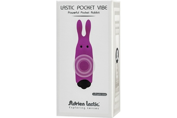 Мінівібратор у вигляді кролика Adrien Lastic Pocket Vibe Rabbit фіолетовий