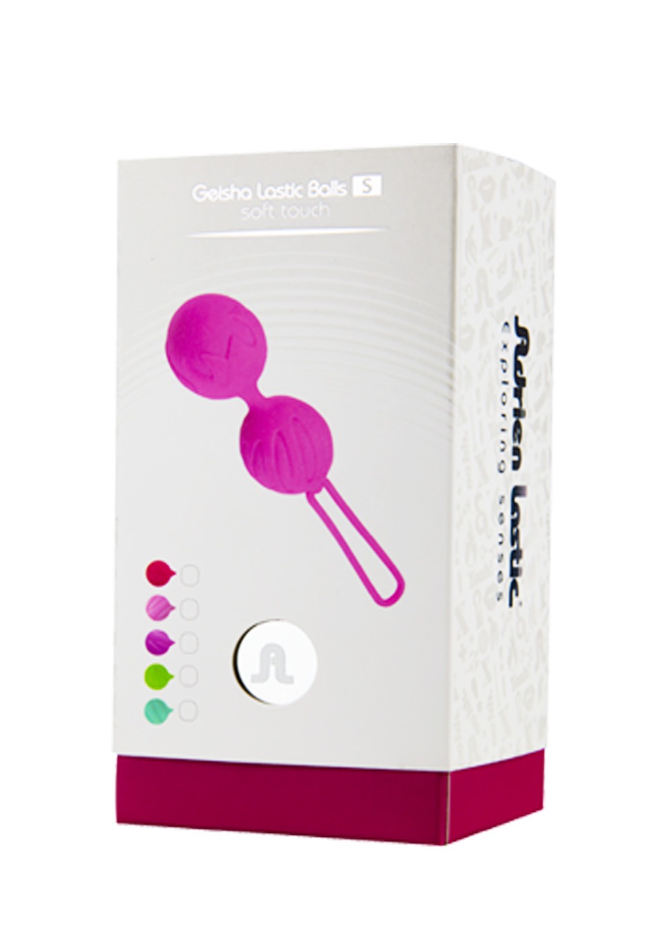 Вагінальні кульки Adrien Lastic Geisha Lastic Balls S, рожеві