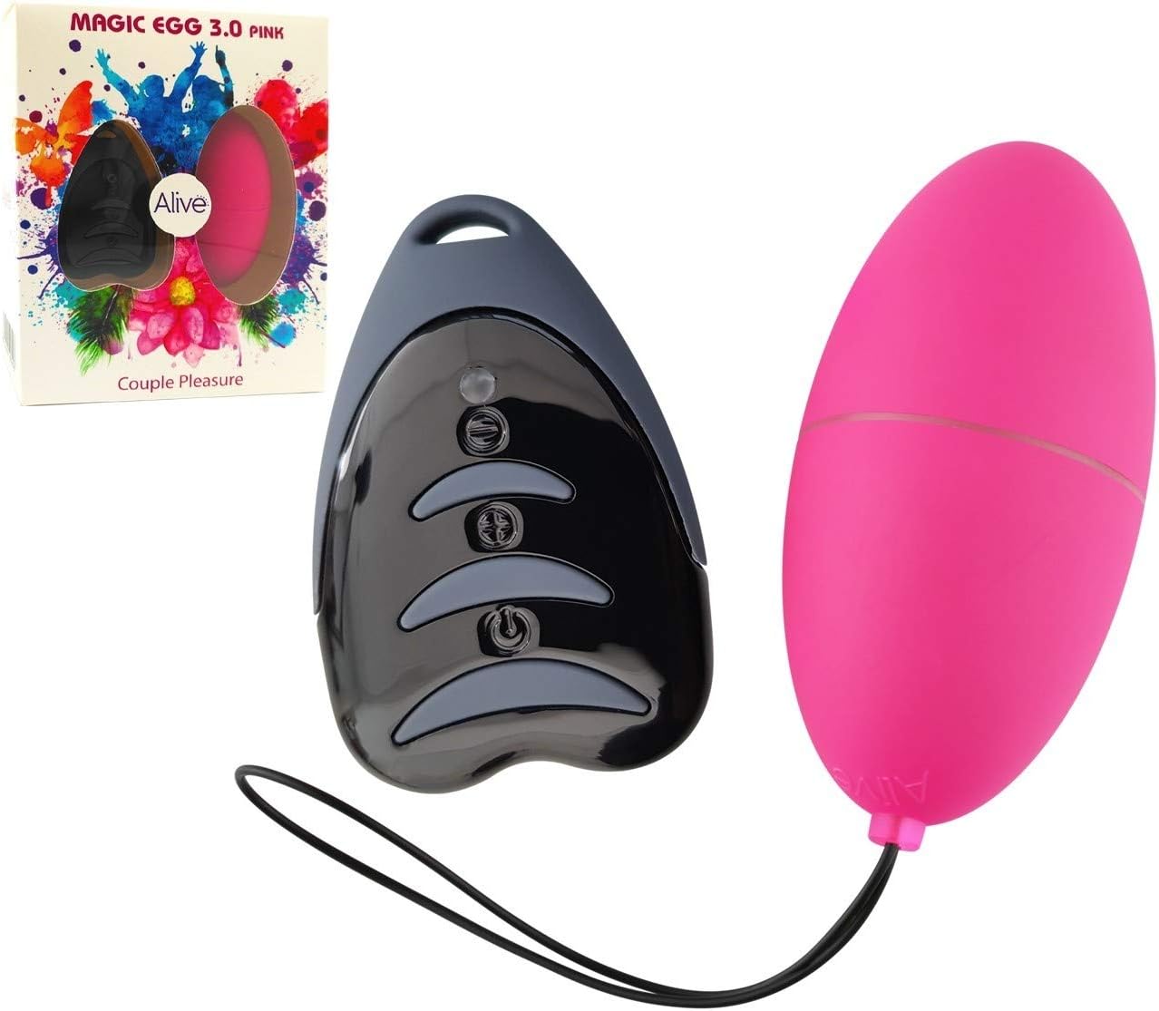 Віброяйце Alive Magic Egg 3.0 з дистанційним керуванням рожеве