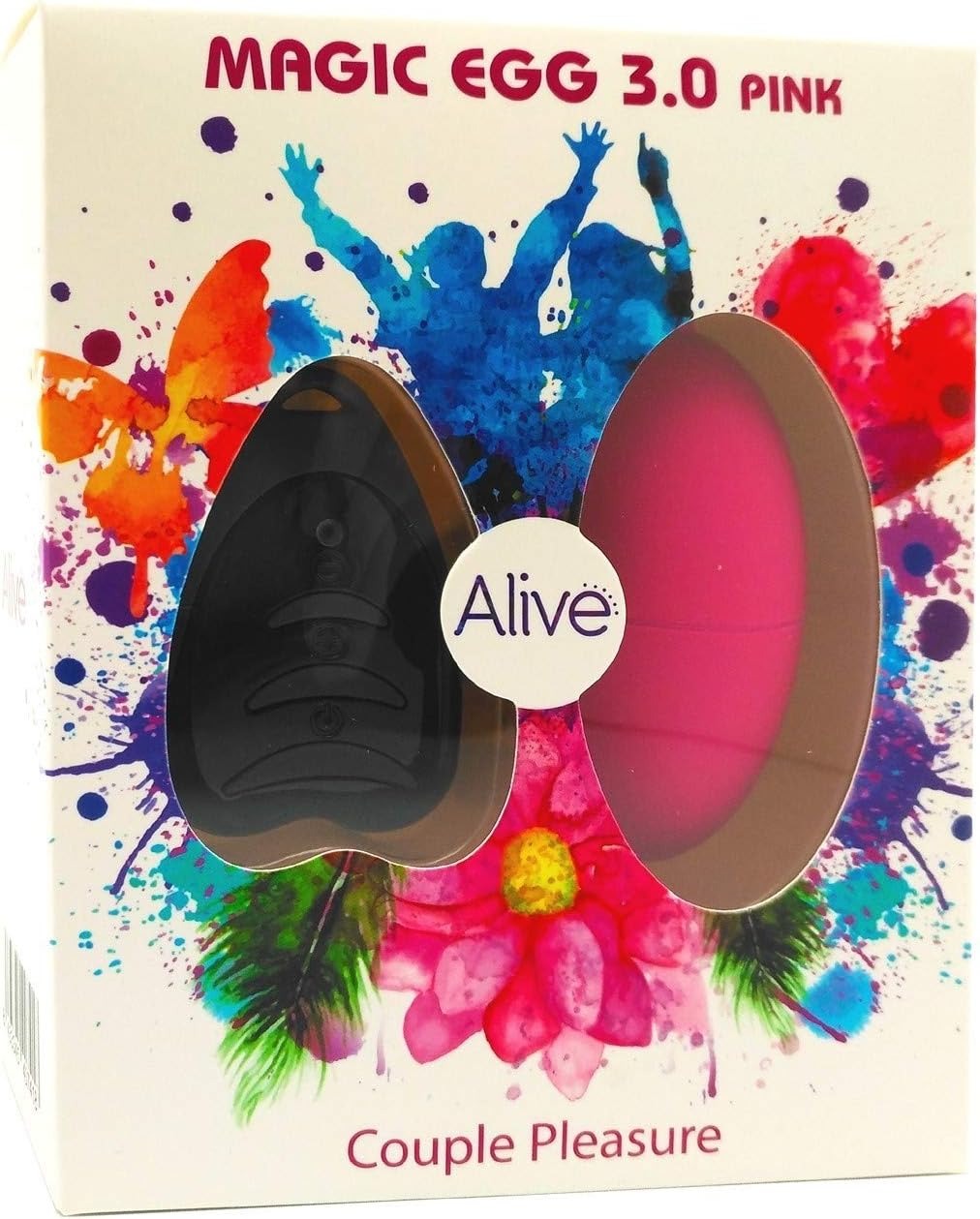 Віброяйце Alive Magic Egg 3.0 з дистанційним керуванням рожеве