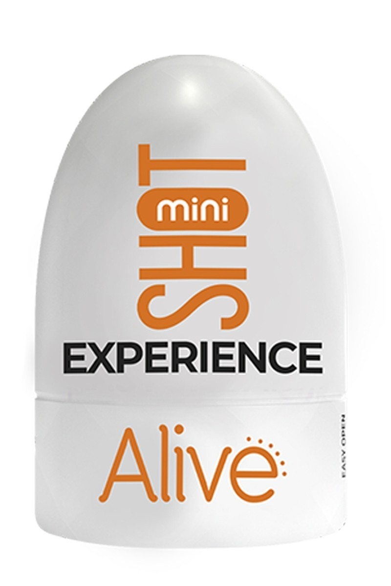 Кишеньковий мастурбатор Alive Mini Shot Experience бежевий