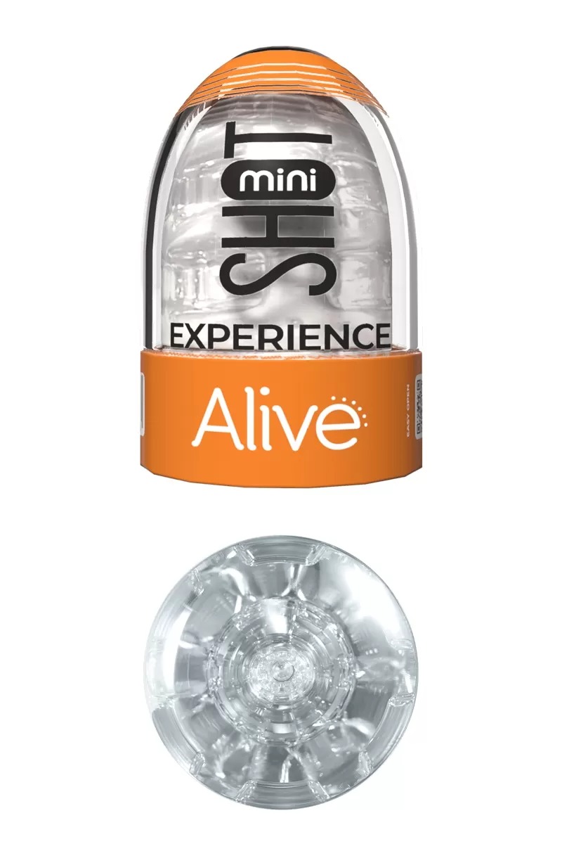 Мини мастурбатор Alive Mini Shot Experience прозрачный