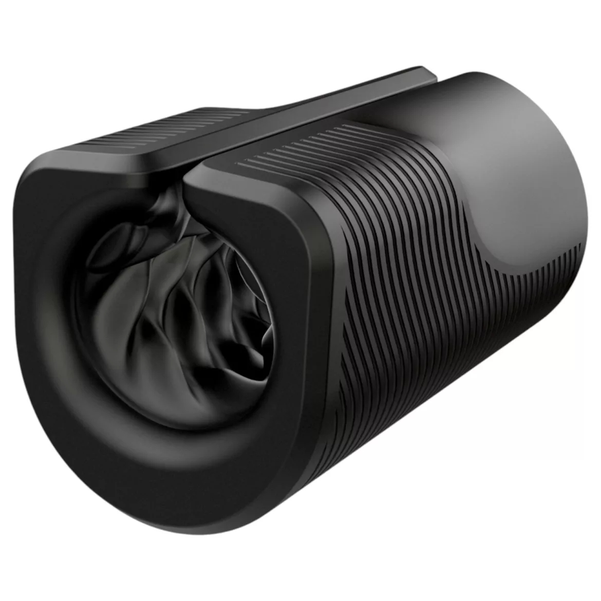 Вібруючий мастурбатор Arcwave Zing Black, відкритий, чорний
