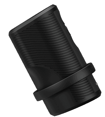 Вібруючий мастурбатор Arcwave Zing Black, відкритий, чорний