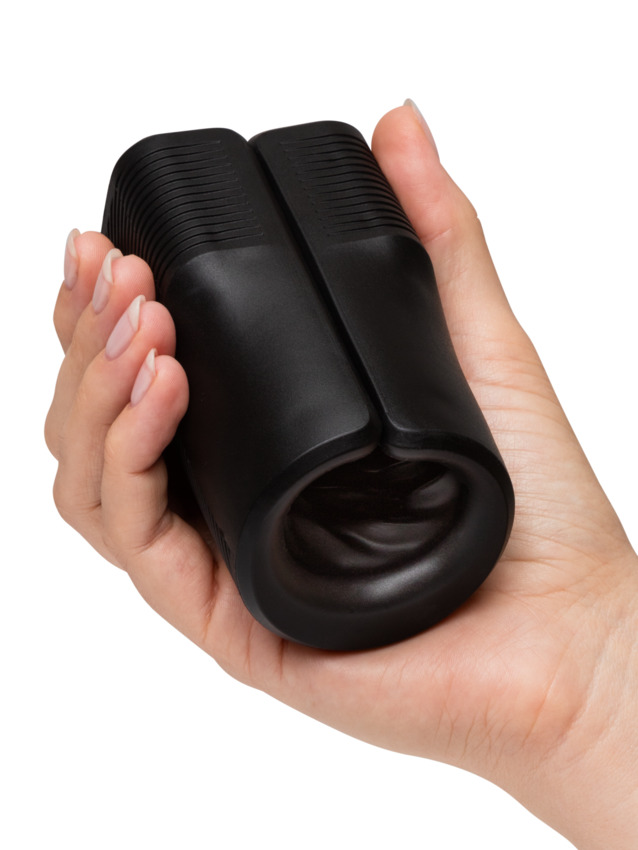 Вібруючий мастурбатор Arcwave Zing Black, відкритий, чорний