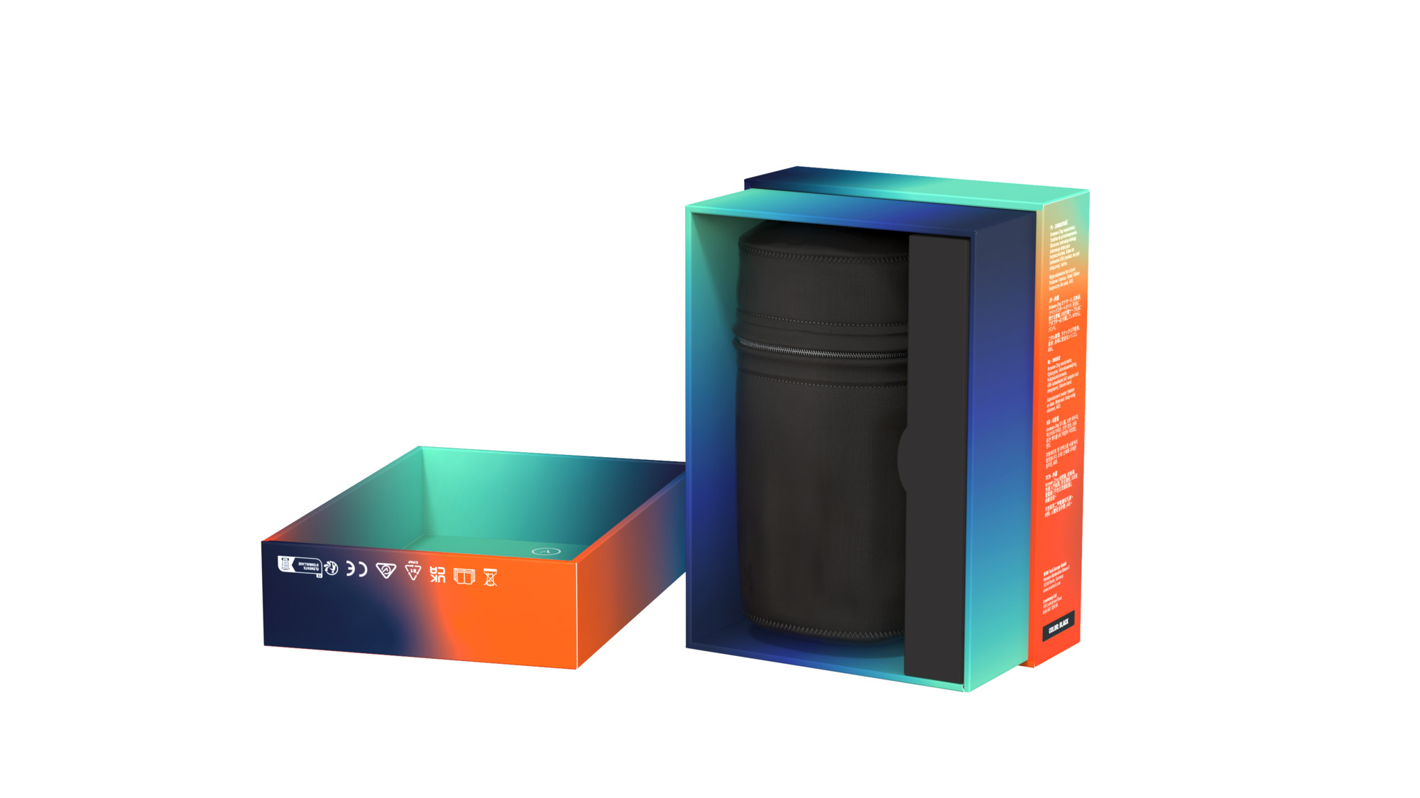Вібруючий мастурбатор Arcwave Zing Black, відкритий, чорний