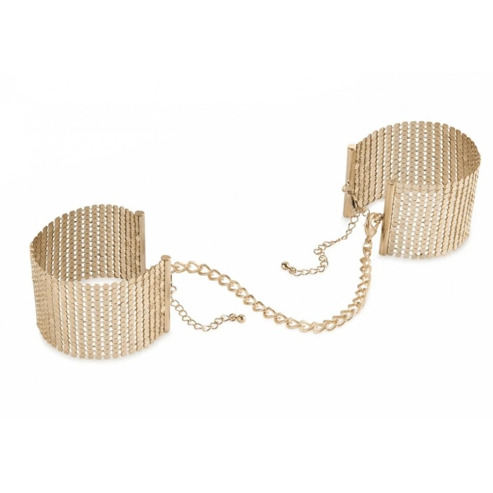 Браслети-наручники Bijoux Indiscrets золоті, OS