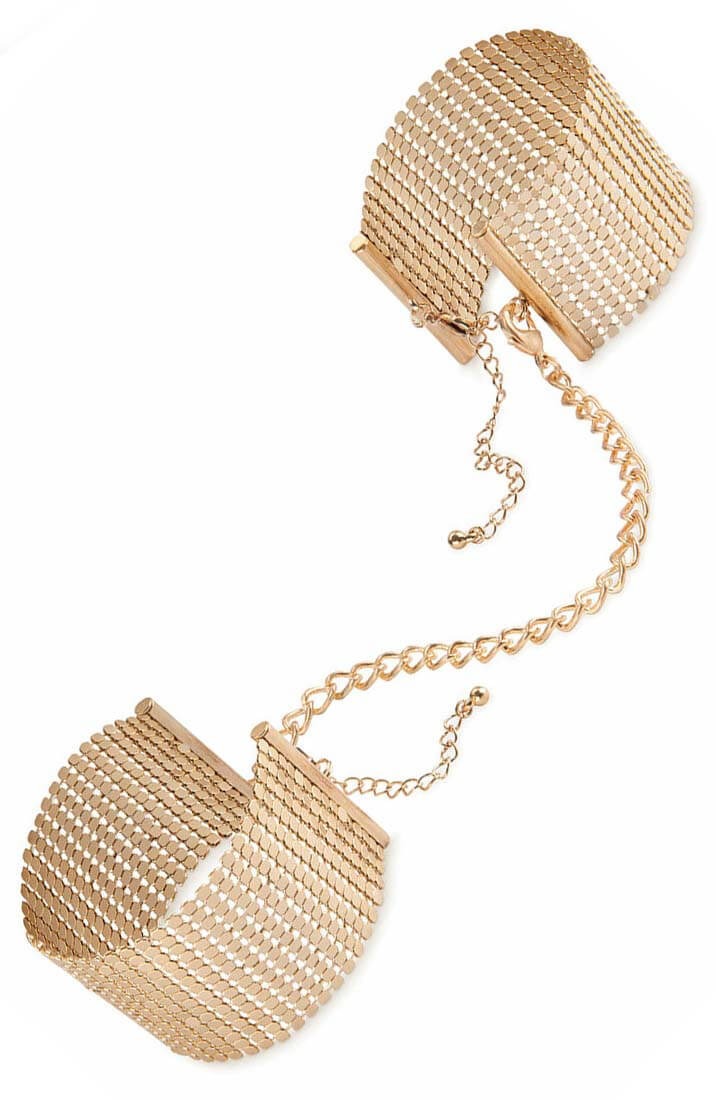 Браслети-наручники Bijoux Indiscrets золоті, OS