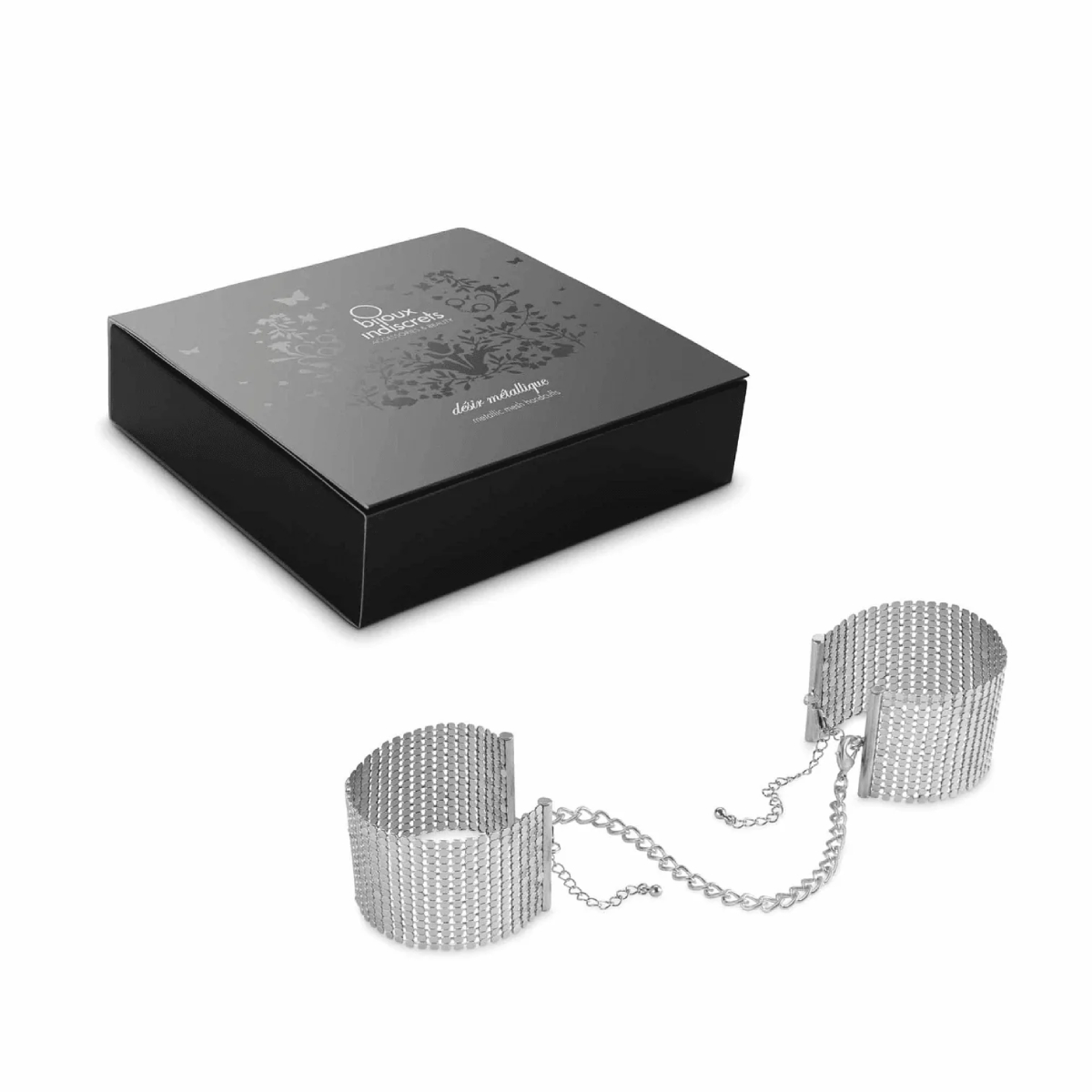 Браслети-наручники Bijoux Indiscrets срібні, OS