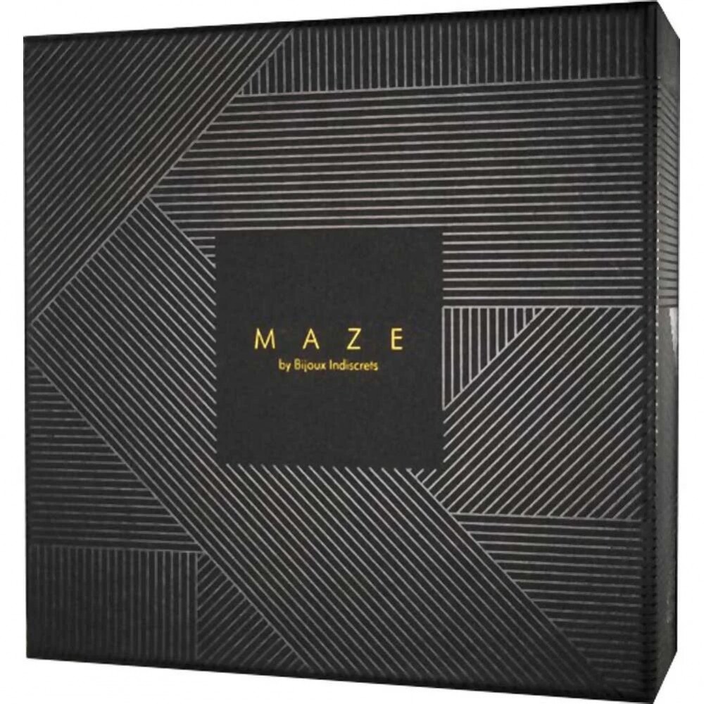 Портупея из экокожи Bijoux Indiscrets MAZE – Cross Cleavage, бежевая