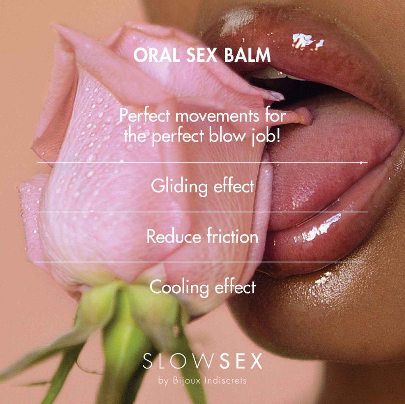 Бальзам для орального сексу на водній основі ORAL SEX BALM Slow Sex Bijoux Indiscrets, 10 мл