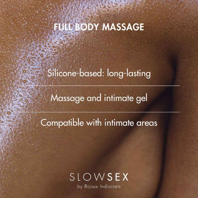 Гель для массажа всего тела FULL BODY MASSAGE Slow Sex by Bijoux Indiscrets на силиконовой основе