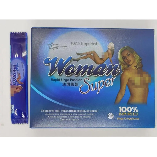 Жіночий збудник у краплях Woman Super 5 мл, (ціна за упаковку, 12 стиків)