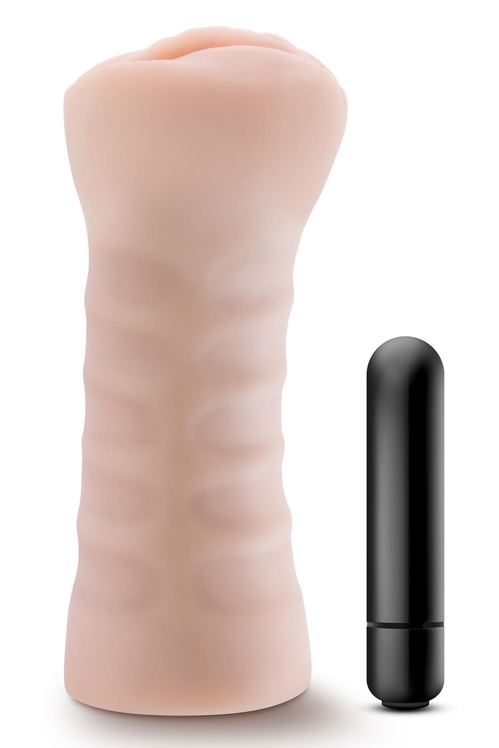 Мастурбатор-вагина Blush Enlust Destini с вибропулей, бежевый, 11.5 см