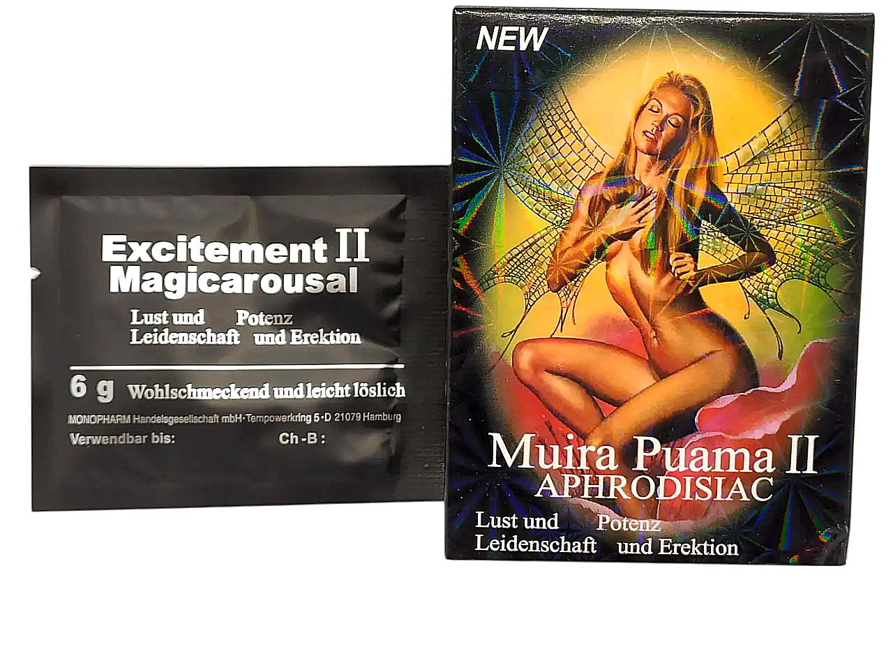 Збудливий порошок для двох Muira Puama II Aphrodisiac (ціна за упаковку, 10 пакетиків)