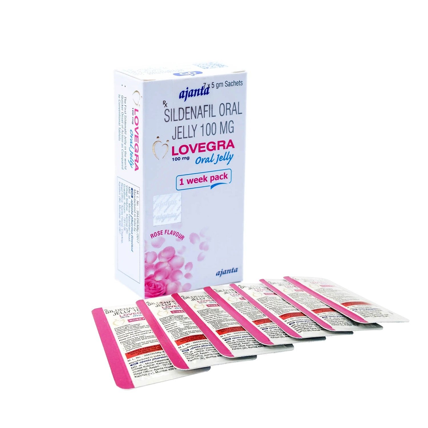 Збудливе Желе для жінок LOVEGRA Oral Jelly (ціна за упаковку, 7 пакетиків)