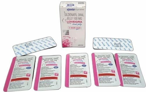 Возбуждающее Желе для женщин LOVEGRA Oral Jelly (цена за упаковку,7 пакетиков)