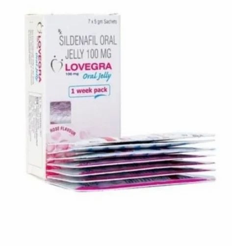 Возбуждающее Желе для женщин LOVEGRA Oral Jelly (цена за упаковку,7 пакетиков)