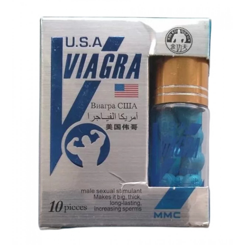Таблетки для потенції Vaagra USA (ціна за упаковку, 10 таблеток)