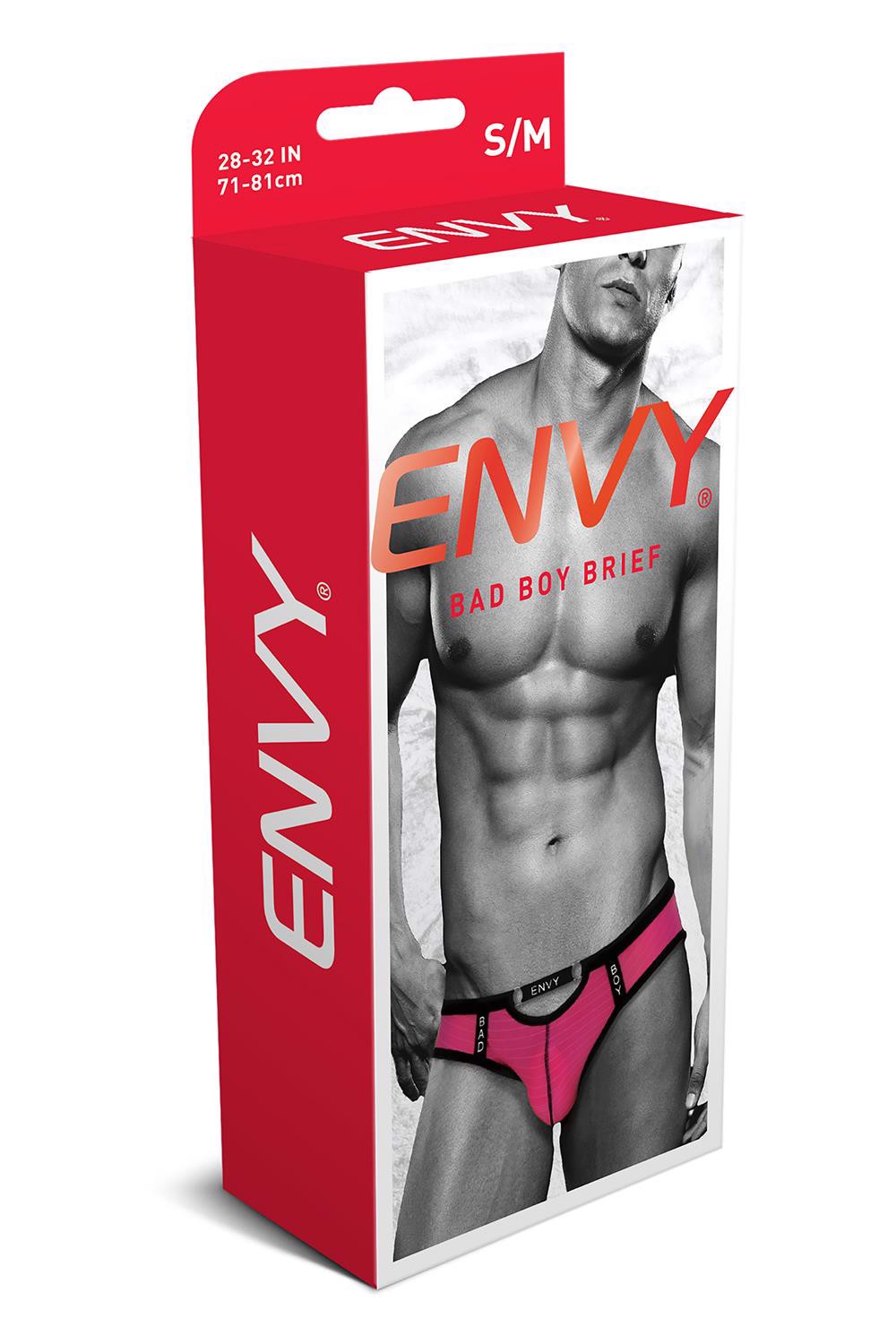 Чоловічі труси-брифи Envy Bad Boy рожеві, S/M