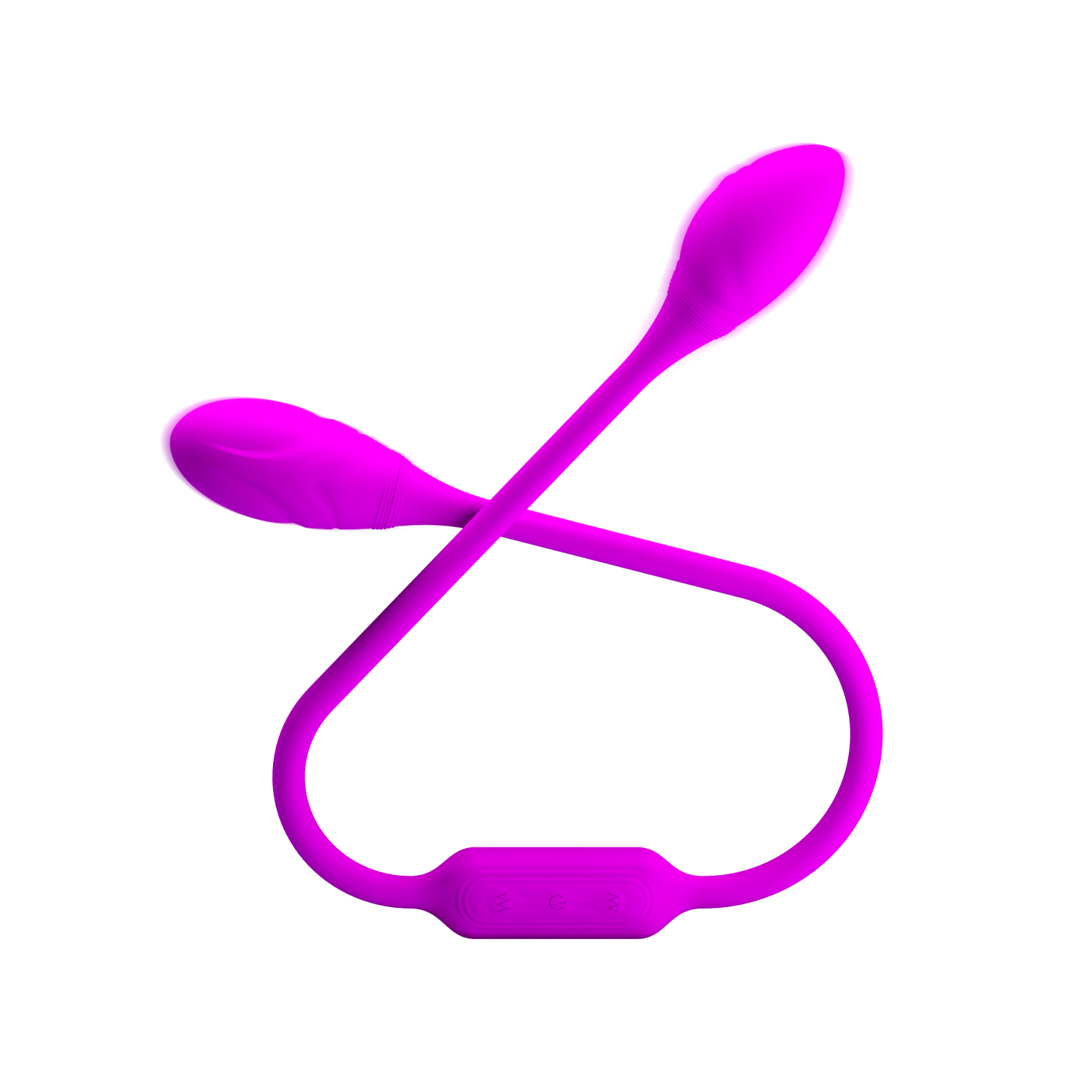 Гнучкий вібростимулятор для пар PRETTY LOVE Dream Lover's Whip, фіолетовий, 65.5 х 3.2 см