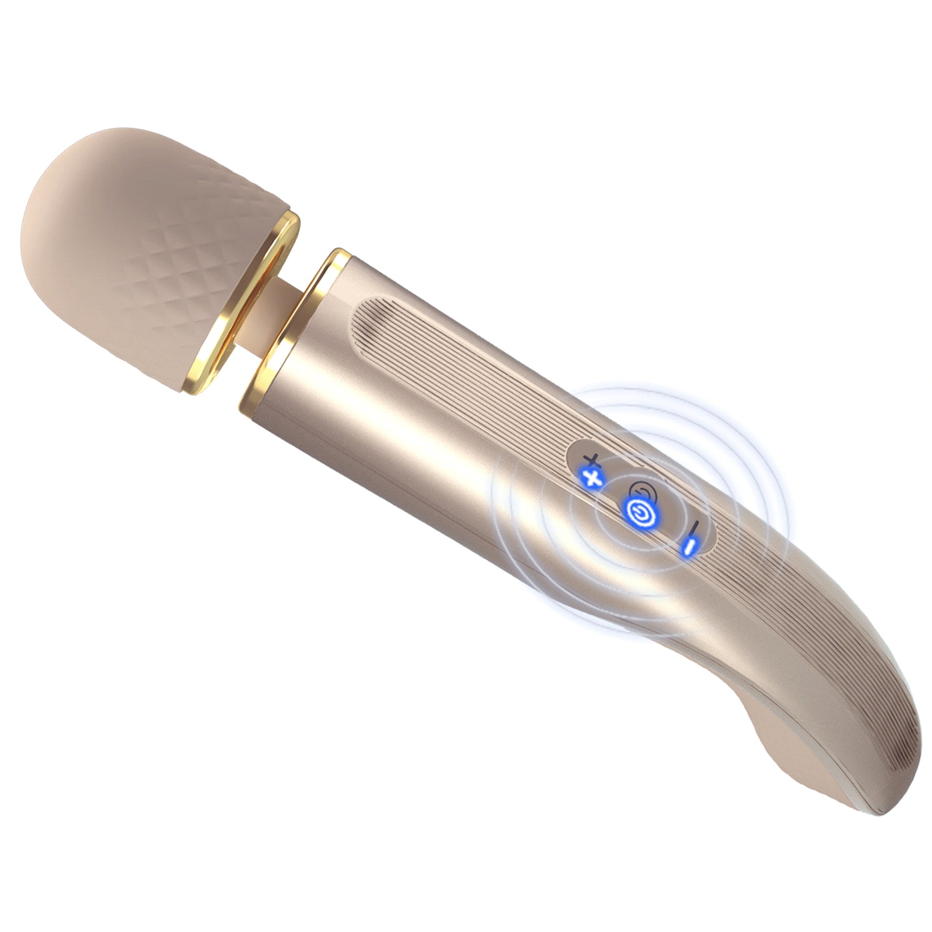 Вібромасажер мікрофон PRETTY LOVE Interesting Massager Gold, 29 х 5.8 см