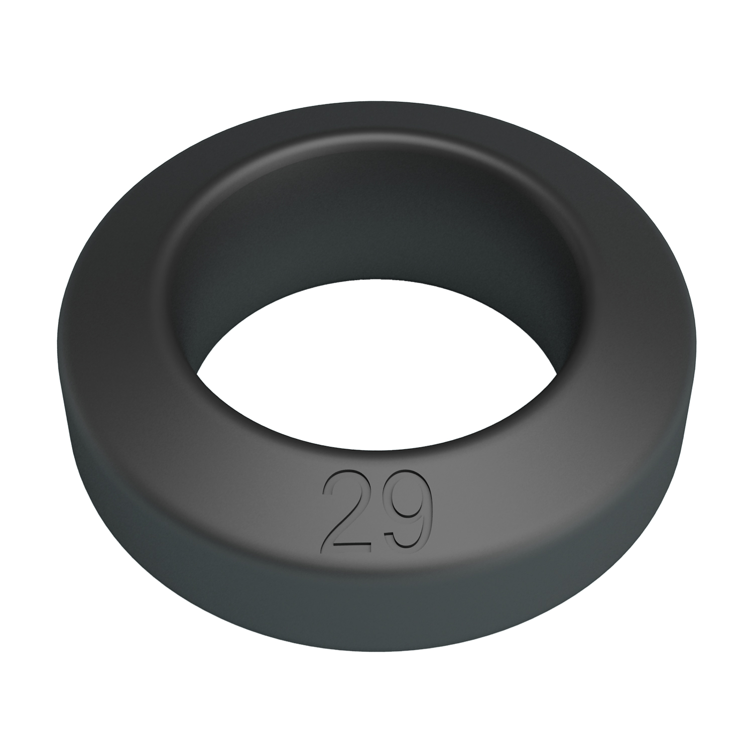 Ерекційне кільце Crazy Bull Model 9 Brodan, чорне, 5.5 х 1 см