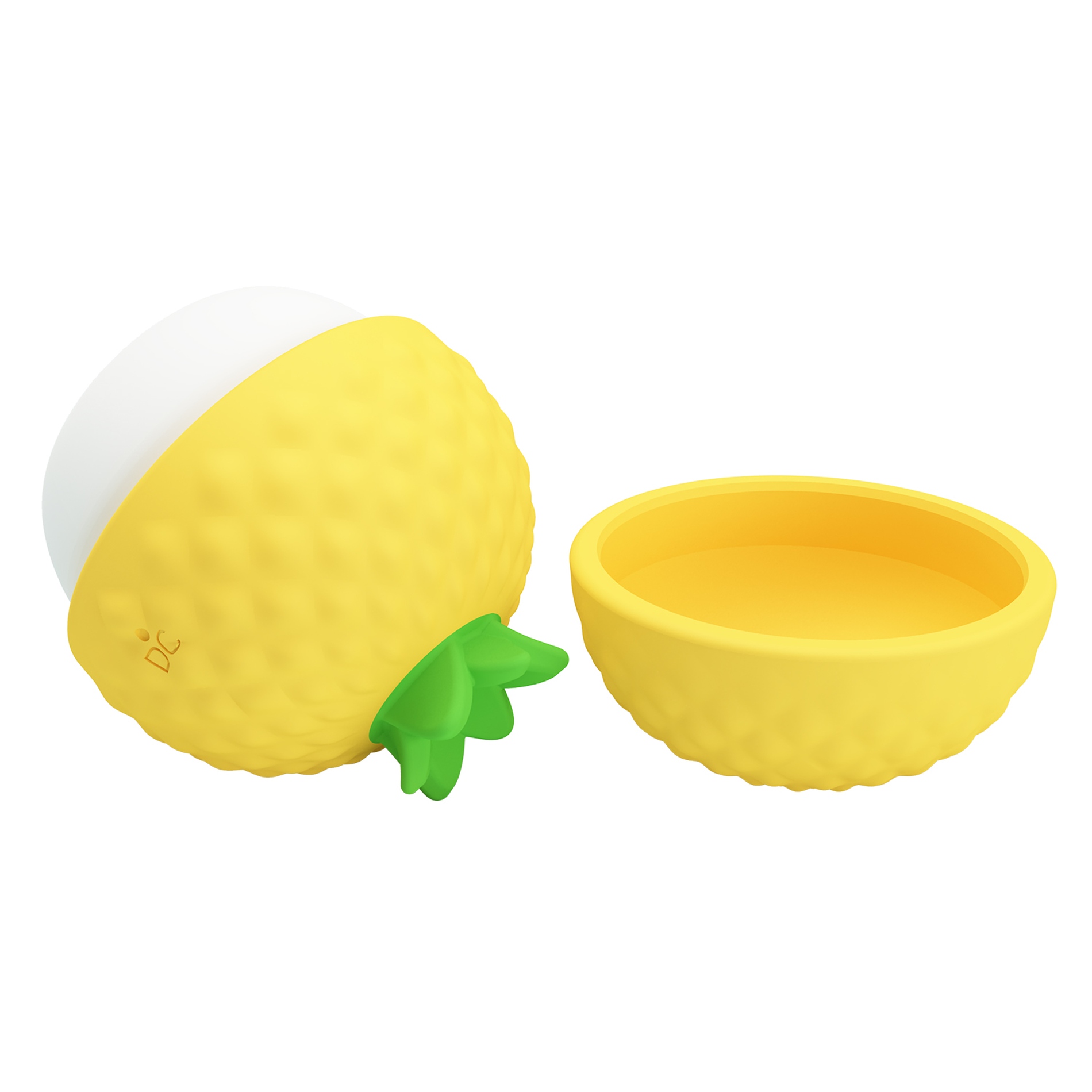 Кліторальний пульсатор PRETTY LOVE Pineapple Secret жовтий, 5,7 х 5,1 см
