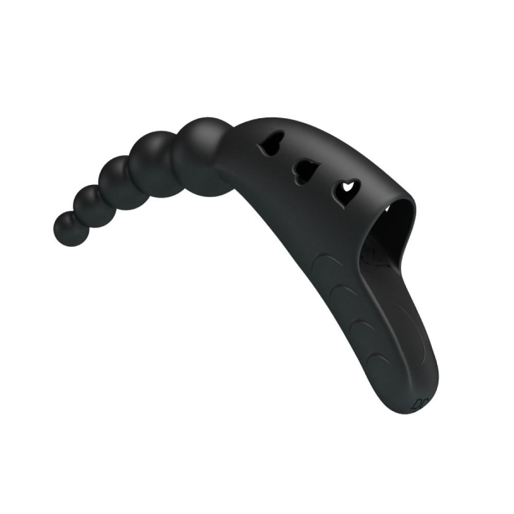 Вібратор на палець Pretty Love Honey Finger, чорний, 12,2 × 2,1 см