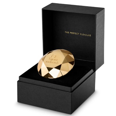 Вибратор бриллиант Bijoux Indiscrets Twenty One Vibrating Diamond золотистый
