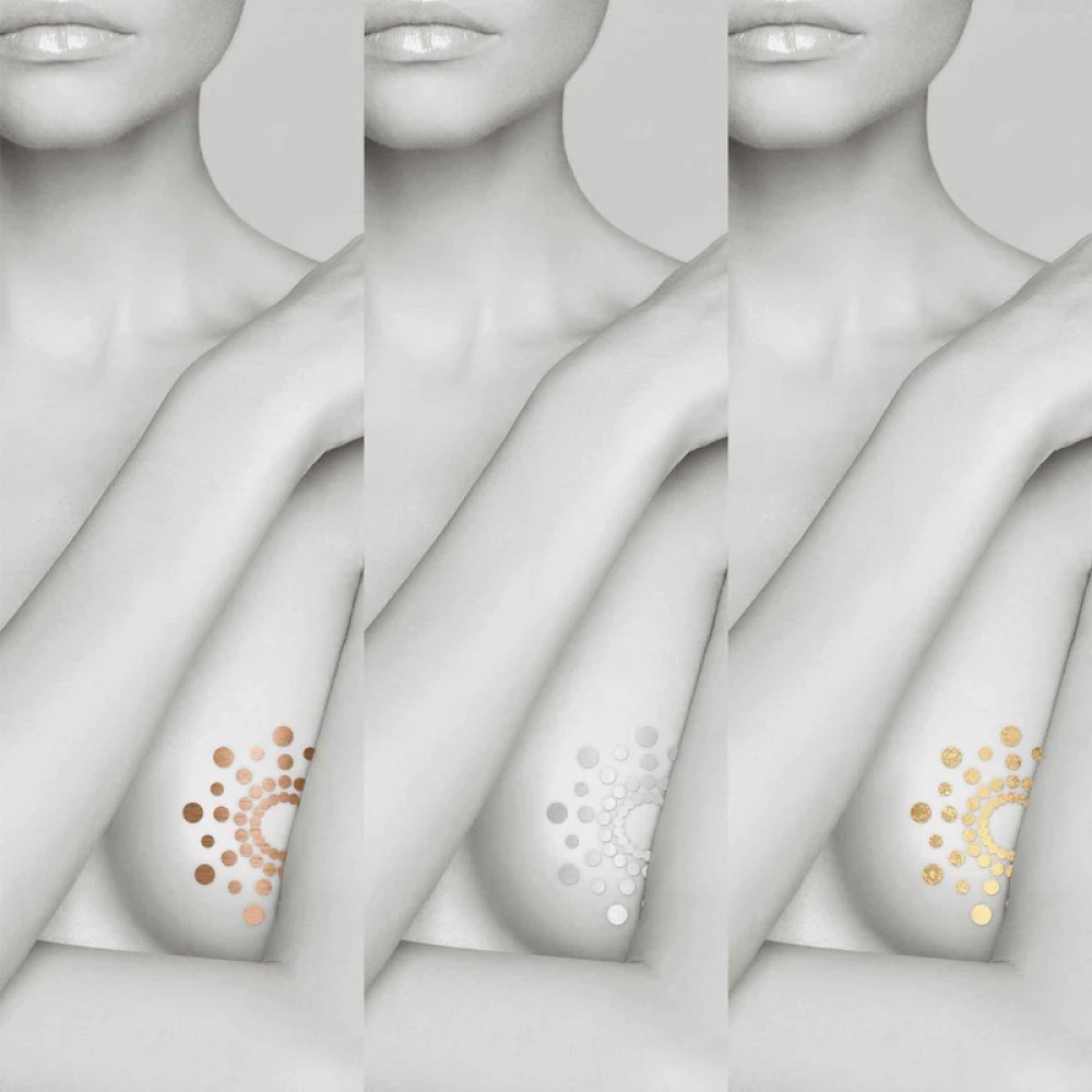 Прикраса для грудей MIMI Metallic Skin Transfer Bijoux Indiscrets