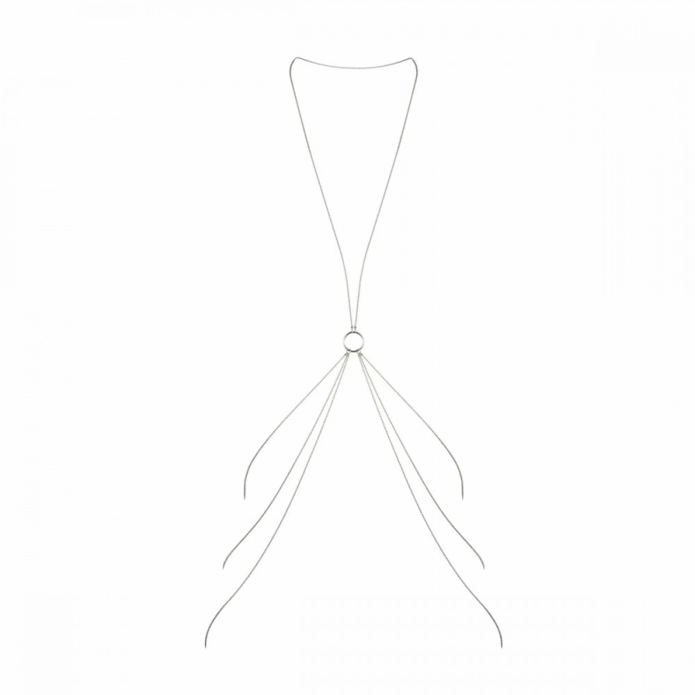 Ланцюжок для тіла Bijoux Indiscrets Magnifique 8 Body Chain — Silver