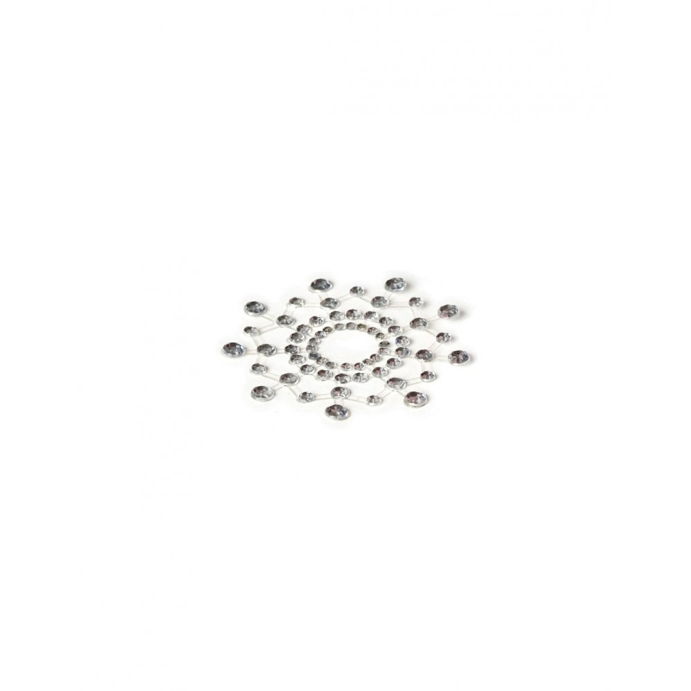 Украшения - стразы на грудь BIJOUX INDISCRETS MIMI SILVER