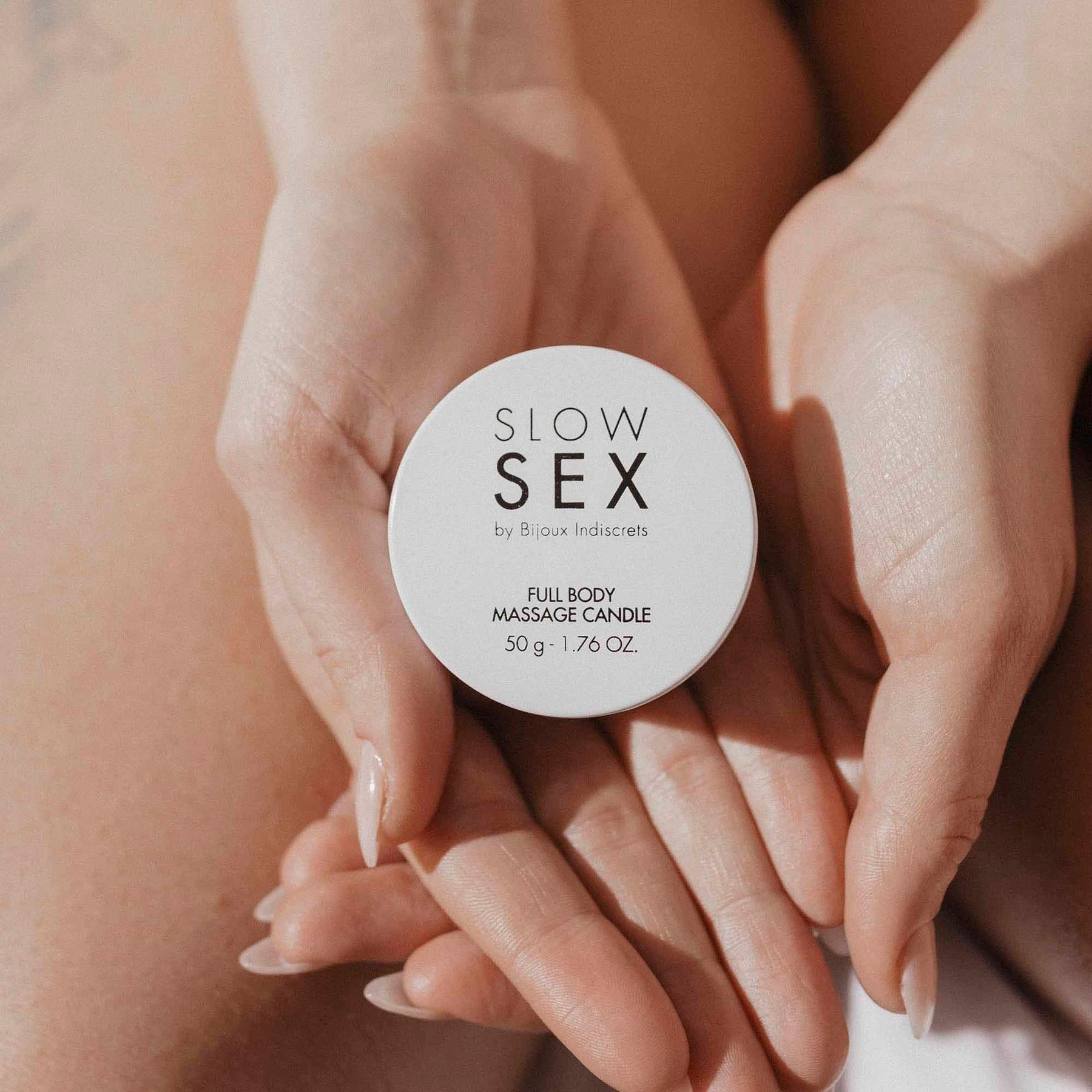 Массажная свеча с маслами, ароматная, Bijoux Indiscrets Massage Candle Slow Sex, 50 мл
