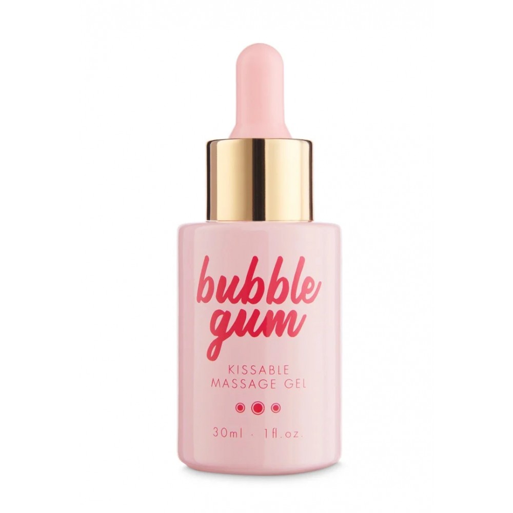 Набір Bijoux Bubblegum (масажна олія, масажний гель, блиск на губ) з ароматом жувальної гумки
