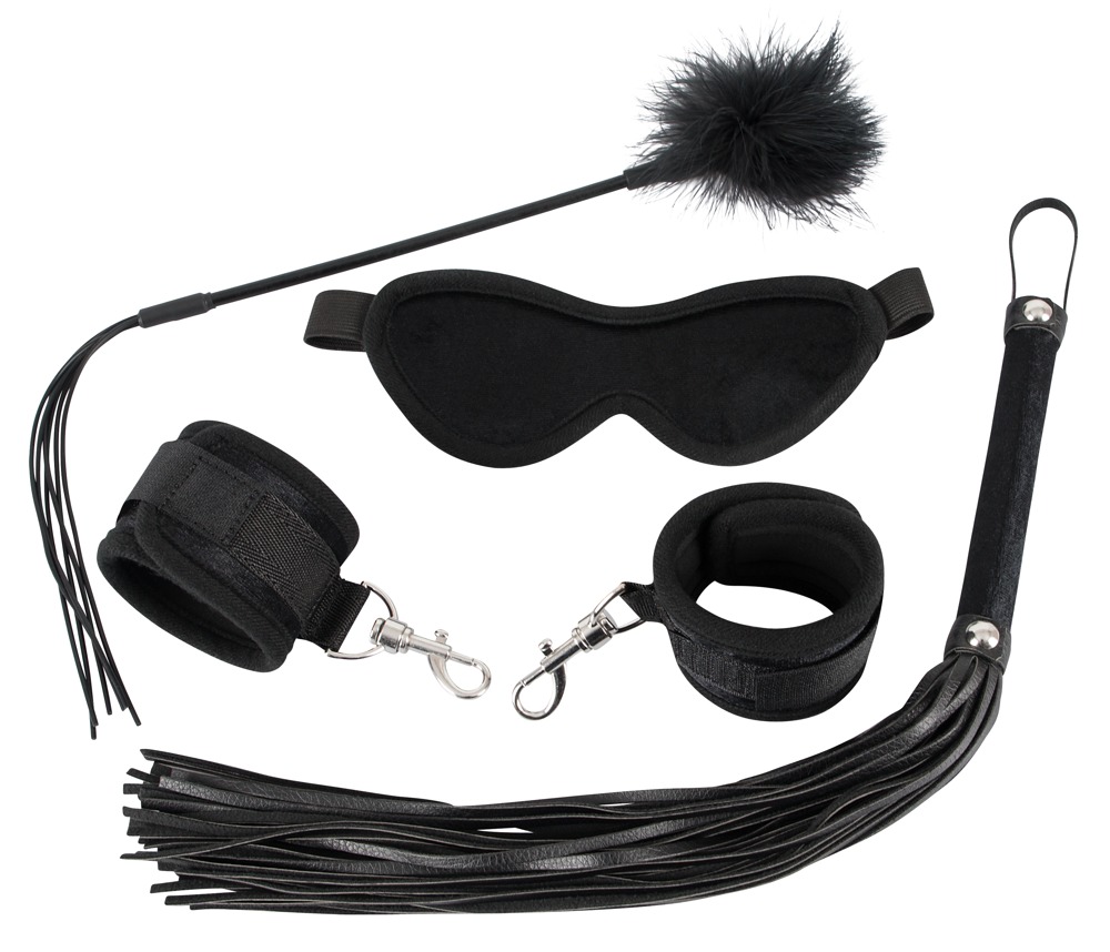 Набір БДСМ Bad Kitty 4 предмети, чорний Fetish Set