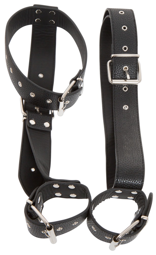 Система фіксації Bad Kitty Neck and Hand Restraints, чорного кольору