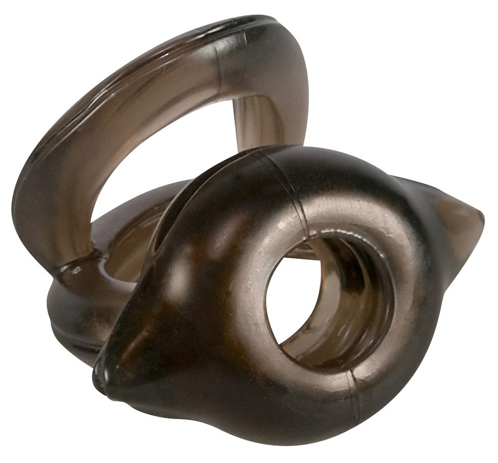 Эрекционное кольцо двойное Bad Kitty Cock Ring, 3.2 см