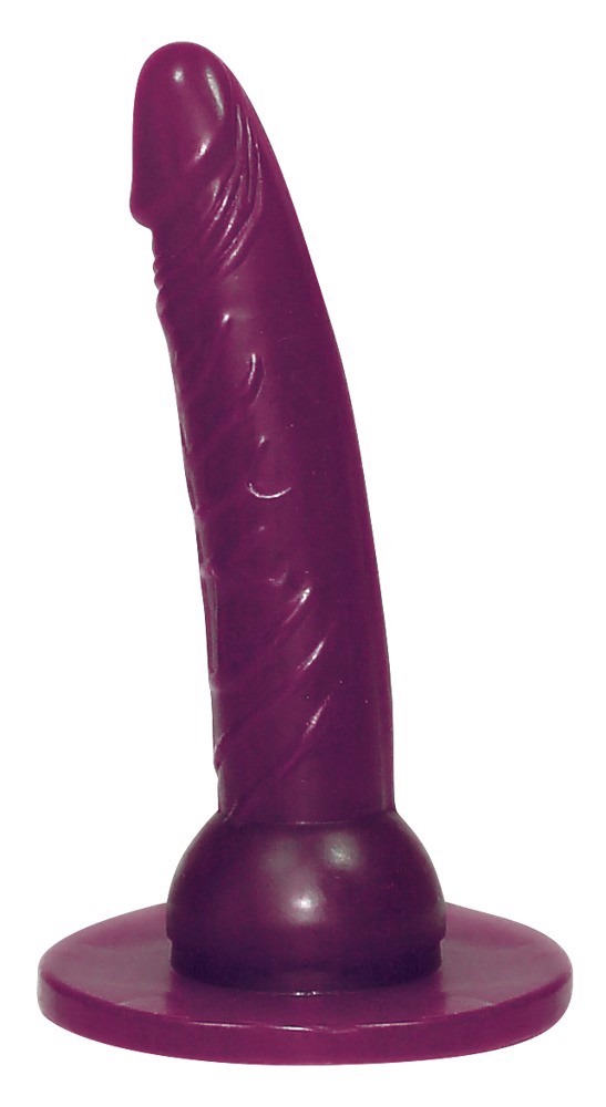 Жіночий страпон з трьома насадками Bad Kitty Naughty toys, фіолетовий
