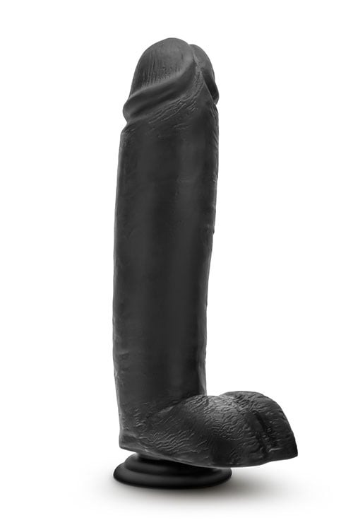 Фаллоимитатор гигант из киберкожи Blush Au Naturel черный