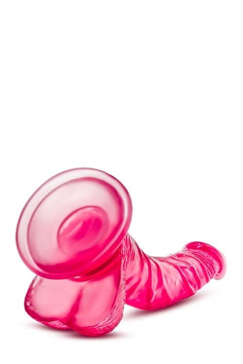Фалоімітатор реалістичний з мошонкою Blush b Yours на присосці, рожевий