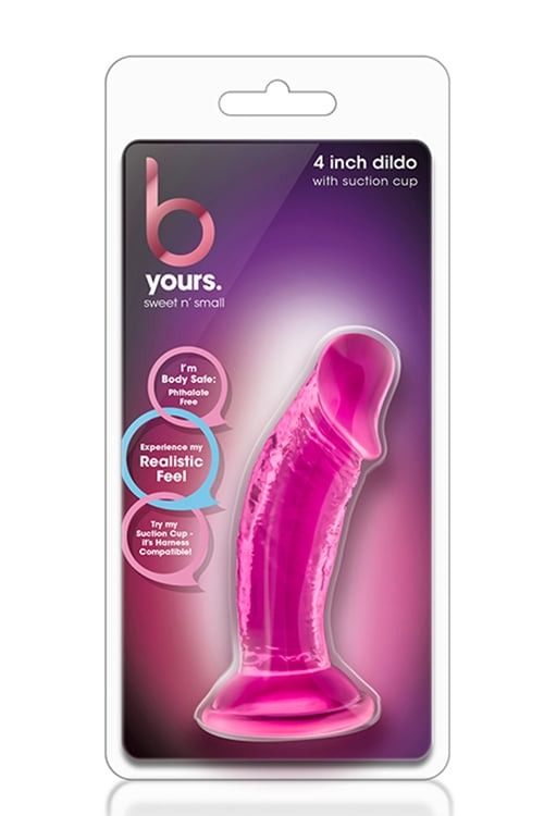 Анальна пробка у вигляді члена Blush b Yours на присосці, рожева