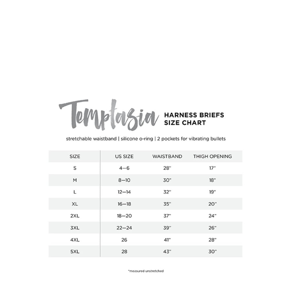 Труси для страпону Blush Temptasia чорні, розмір 2XL