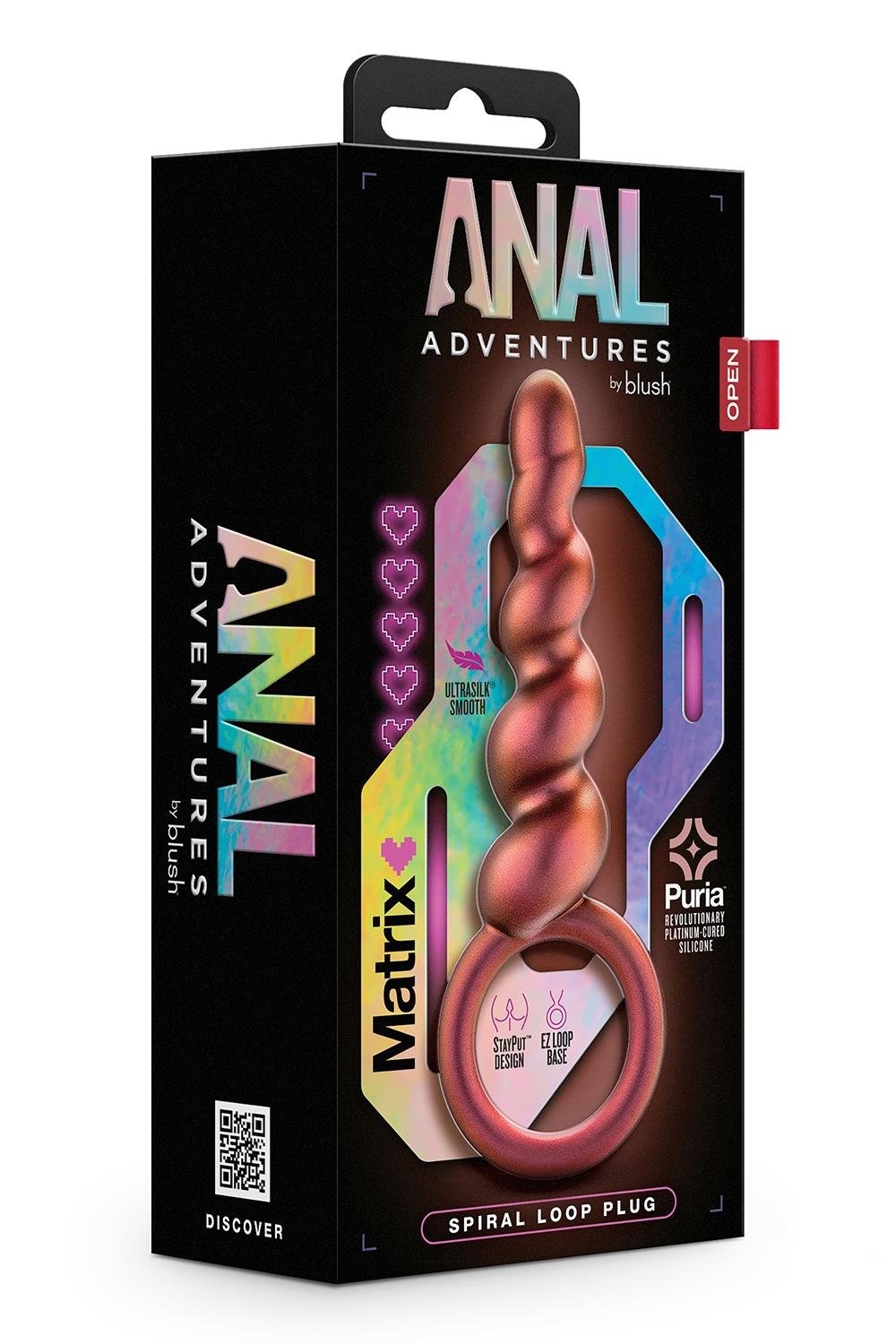 Анальна пробка Blush Anal Adventures Matrix у вигляді спіралі